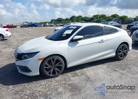 2019 Honda Civic Sport z USA, uszkodzony, nr VIN 2HGFC4B83KH301955